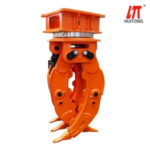 Buy cheap Sale of hydraulic grapple suitable for 2-5 tons of machines, mainly for grabbing wood, easy to operate. from wholesalers