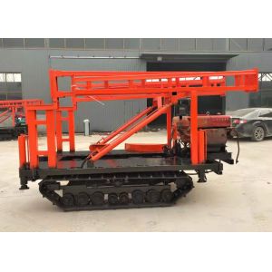 Buy cheap GK 200 Portable Hydraulic Crawler Mounted Drilling Rig With 8 Wheels Folding Tower For Water And Exploration from wholesalers