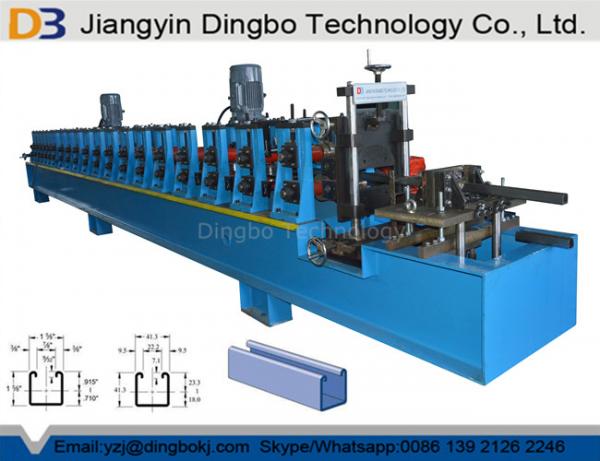 Quality C Shaped Steel Strut Channel Metal Roll Forming Machine For 41x41 & 41x21 Strut Sections for sale