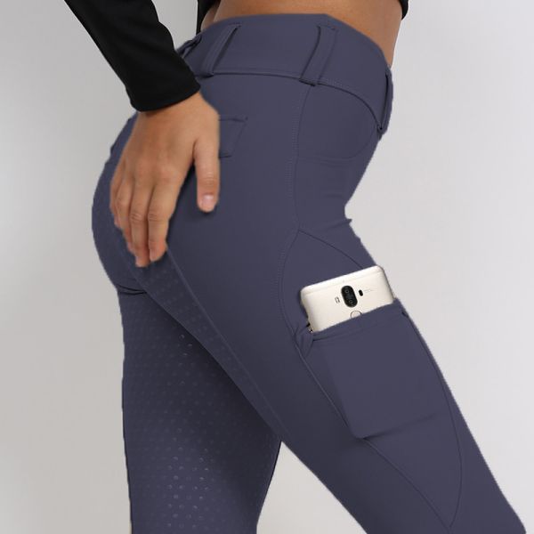 XXS - XL Equestrian Riding Tights Polyester Full Seat Silicone Leggings With