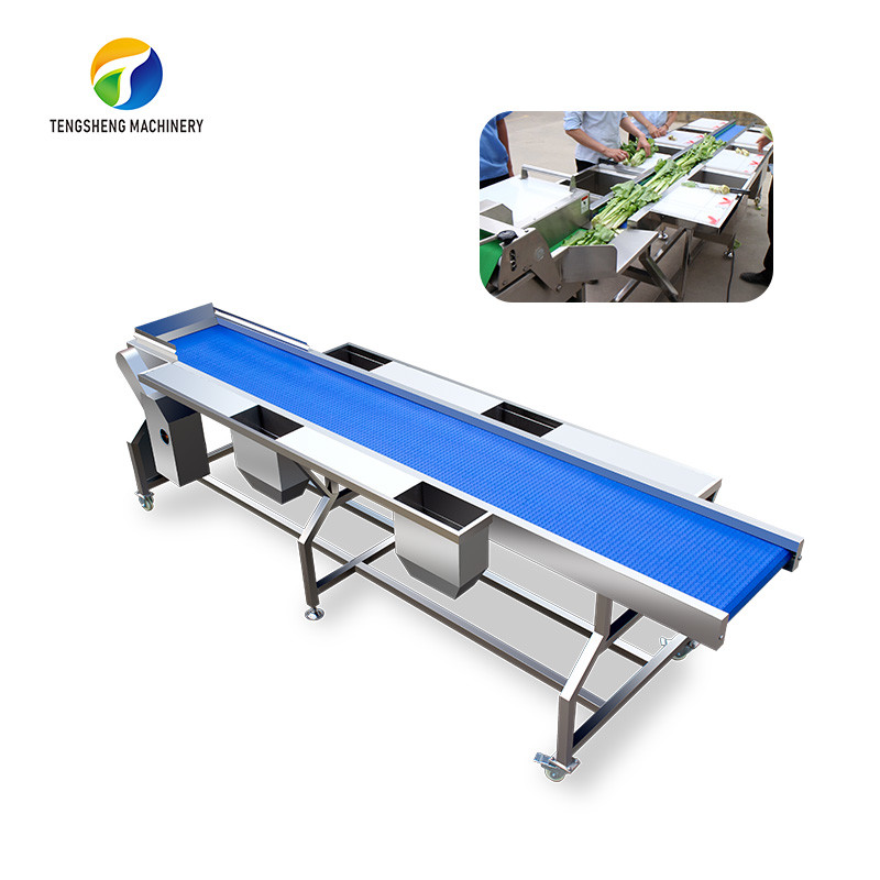Quality Meat Vegetable Fruit Sorting Table Food Machine SS304 Z Type Structure for sale Buy cheap Meat Vegetable Fruit Sorting Table Food Machine SS304 Z Type Structure product