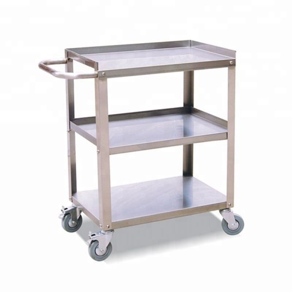 Quality Warehouse Transport Aluminum Platform Truck With Four Wheels for sale