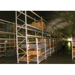 Buy cheap Powder Coating Carton Pallet Flow Rack Aluminum Alloy Flow Rails With Plastic Rollers from wholesalers