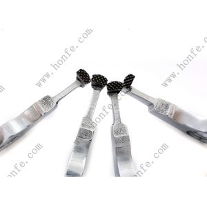 Lower Gripper With Counterbore 911319363 D1 1.5*3 Diamond Knurled Sulzer Loom