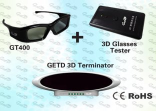 Buy cheap Cybercafé 3D IR Multimedia Emitter kit with 3d IR emitter and glasses from wholesalers