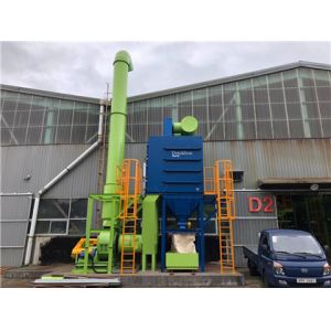 Rotation 20r/Min Wire Rod Shot Blasting Machine High Efficiency