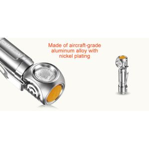 LED Lumintop HLAAA Flashlight , Lumintop Lights With Magnetic Tail Cap Side