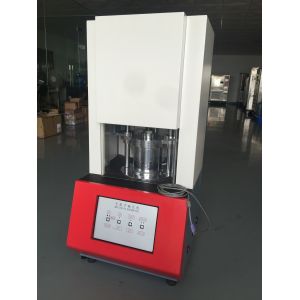 Lab Computer Servo No Rotor Moving Die Rheometer Plastic Vulcanized Rubber