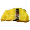 Buy cheap Yellow HDPE Leno Woven Mesh Bag With Printed Label L Stitched Mesh Bags For Ginger Packing from wholesalers