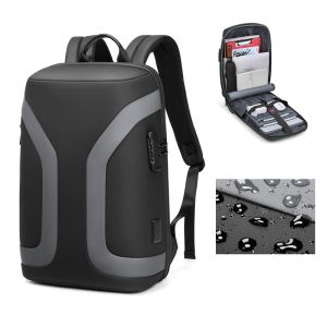 Buy cheap Softback Waterproof Business Backpack With USB Customized Logo from wholesalers