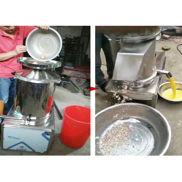 middle scale egg processing machine eggshell breaking machine egg liquid