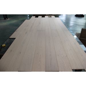 Buy cheap 7 1/2 single plank Oak Engineered Wood Flooring, Invisible lacquered, Color Paris from wholesalers