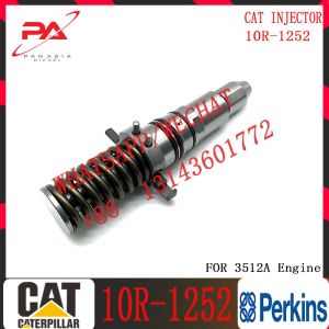 Buy cheap C-A-T 3616 3612 3608 Engine Excavator Common Rail Fuel Injector 224-9090 2249090 10R1252 10R-1252 for engine C-A-Terpillar 3 from wholesalers