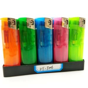 Dongyi Cool Sport Style Plastic Windproof Butane Lighter for Cigarette Smoking