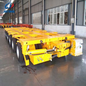 Buy cheap 3 Axle Lowbed Semi Trailer 60T Capacity with 12R22.5 Tires from wholesalers