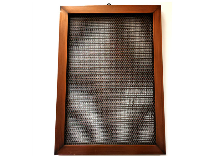 Frame Design Architectural Wire Mesh With Antique Copper Plated Finshed