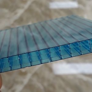 Buy cheap 6mm PC Hollow Transparent Roofing Sheets For Greenhouse from wholesalers