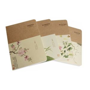 Buy cheap 120Sht CMYK Christmas Gift Notebook , ISO FSC Kraft Paper Cover Notebook from wholesalers
