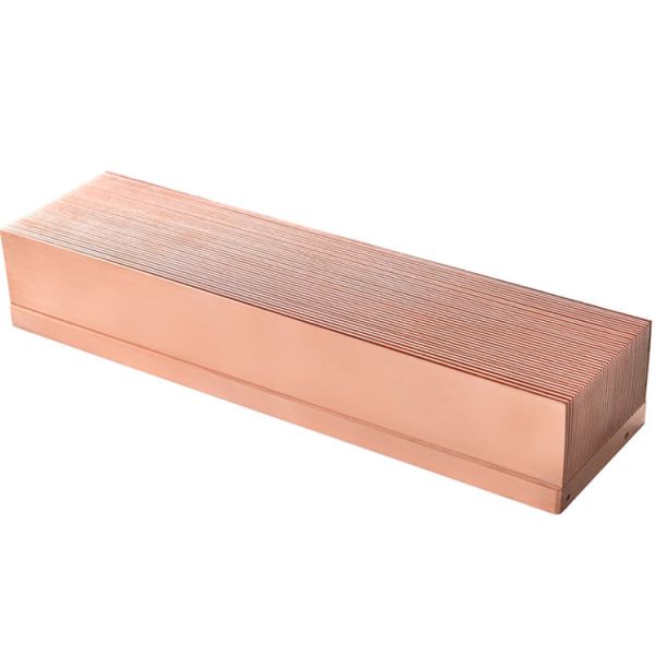 Quality 6063 T5 Copper Skived Fin Heat Sink Anti Oxidation Passivation for sale