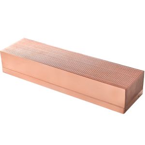 Buy cheap 6063 T5 Copper Skived Fin Heat Sink Anti Oxidation Passivation from wholesalers