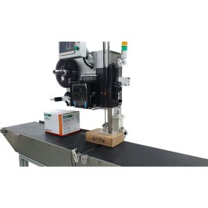 Buy cheap Mechanical Arm Surface Labeling Blow Label Applicator for Easy Commodity Application from wholesalers