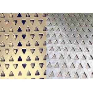 Buy cheap Triangle Hole 3mm To 10mm Perforated Metal Mesh For Noise Reduction from wholesalers