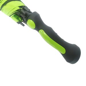 Large Colored Fiberglass Double Canopy Umbrella Inside With Black Net And Rubber