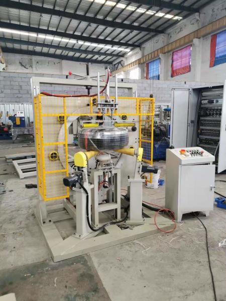 Buy cheap Simple Vertical Coil Wrapping Machine With PLC Programmable Controller from wholesalers