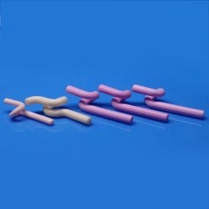 Buy cheap Al2O3 Alumina Ceramic Wire Guides , Ceramic Pigtail For Spinning Machinery from wholesalers