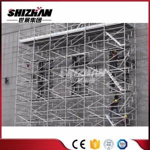 Cuplock Aluminium Mobile Scaffold H Frame Ladder Scaffolding System