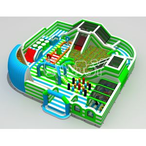 Buy cheap Fashion Design Inflatable Bounce Park OEM Service Available Durable from wholesalers