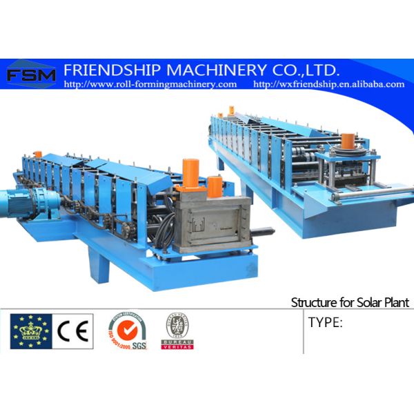 Quality 2.5mm Galvanized Steel Coil Rack Roll Forming Equipment With Chain Driven for sale