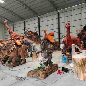 Buy cheap Animatronic T Rex Dinosaur Ride Sunproof Waterproof Artificial Dinosaur from wholesalers