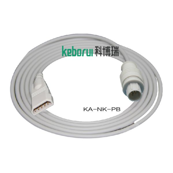 Quality IBP cable  Nihon Kohden monitor to PVB transducer for sale