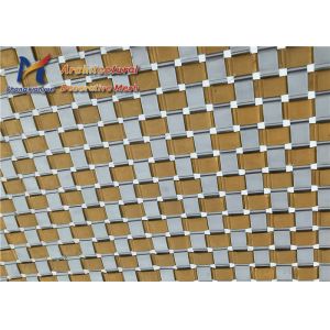 Buy cheap Flat Museums Architectural Stainless Steel Mesh Screen 12.8mm from wholesalers