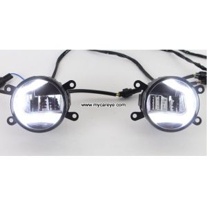 Buy cheap Fiat Doblo car front fog light DRL LED daytime driving lights upgrade from wholesalers