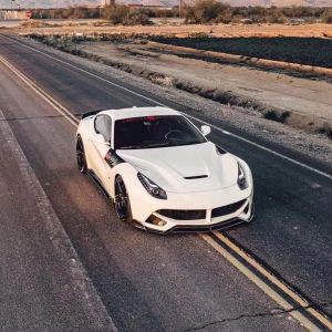 Buy cheap For Ferrari F12 Carbon Fiber Body Kit F12 Upgrades the SVR-style Front and Rear Bumper Spoilers With Hood Fenders from wholesalers