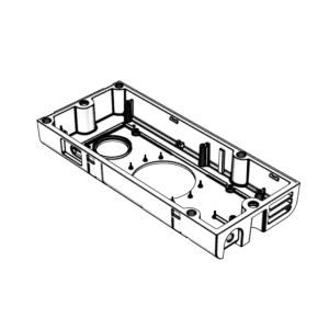 OEM / ODM ： Hot Runner Injection Molding & Smart Doorbell Upper Shell (1*2) No