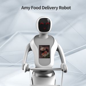 Buy cheap Intelligent Automatic Restaurant Service Robot Autonomous Delivery Robot Humanoid from wholesalers