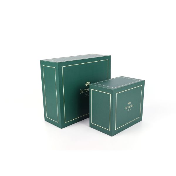 Greyboard Cardboard Craft Boxes With Lids Cosmetic 2 Piece Rigid Logo Printed