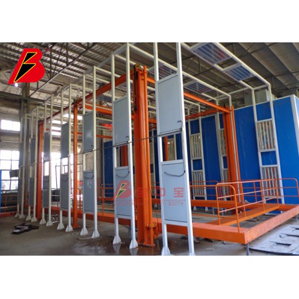 Quality Useful Trolley TUV Large Industrial Paint Booths for sale