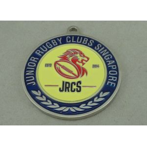 Buy cheap Shiny Nickel Enamel Medal , Zinc Alloy Die Casting Sports Badge from wholesalers