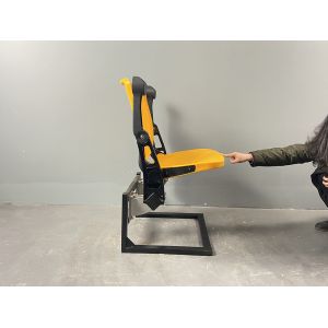 UV Resistant PP Stadium Chair With Cup Holder Armrest