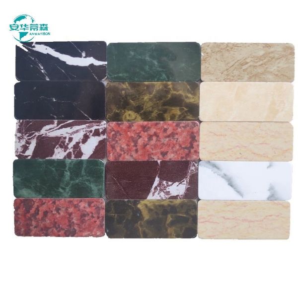 Marble Grain A1100series A3003series Aluminum Alloy Construction Materials with