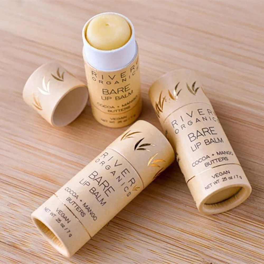 Buy cheap Biodegradable custom cosmetic paper tubes, suitable for deodorants, lip balms, lipsticks, and other products. from wholesalers