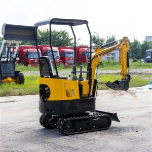 Customized One Tonne Excavator Garden Mini Digger With Retractable Chassis