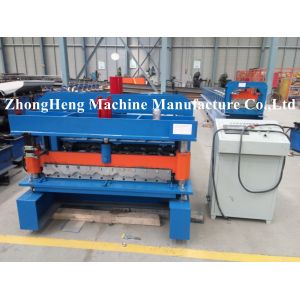 Buy cheap European Style Glazed Tile / Double Layer Roll Forming Machine For Partial Arc Color Steel Roof Tile from wholesalers