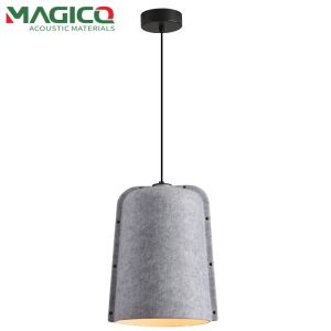 Felt Pendant Light Shade Living Room Luxury Color Modern Polyester Fiber Sound