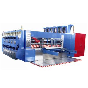 Buy cheap 2 4 6 Color Flexo Printing Corrugated Carton Box Making Machine for Building Material Shops from wholesalers