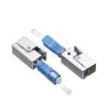 Buy cheap Square Round FTTH Fiber Connector Adapters Simplex Coupler Single Mode from wholesalers